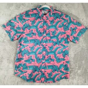 Savage Tacticians AK Tropical Button Shirt Mens XL Gun‎ Flamingo Bullet